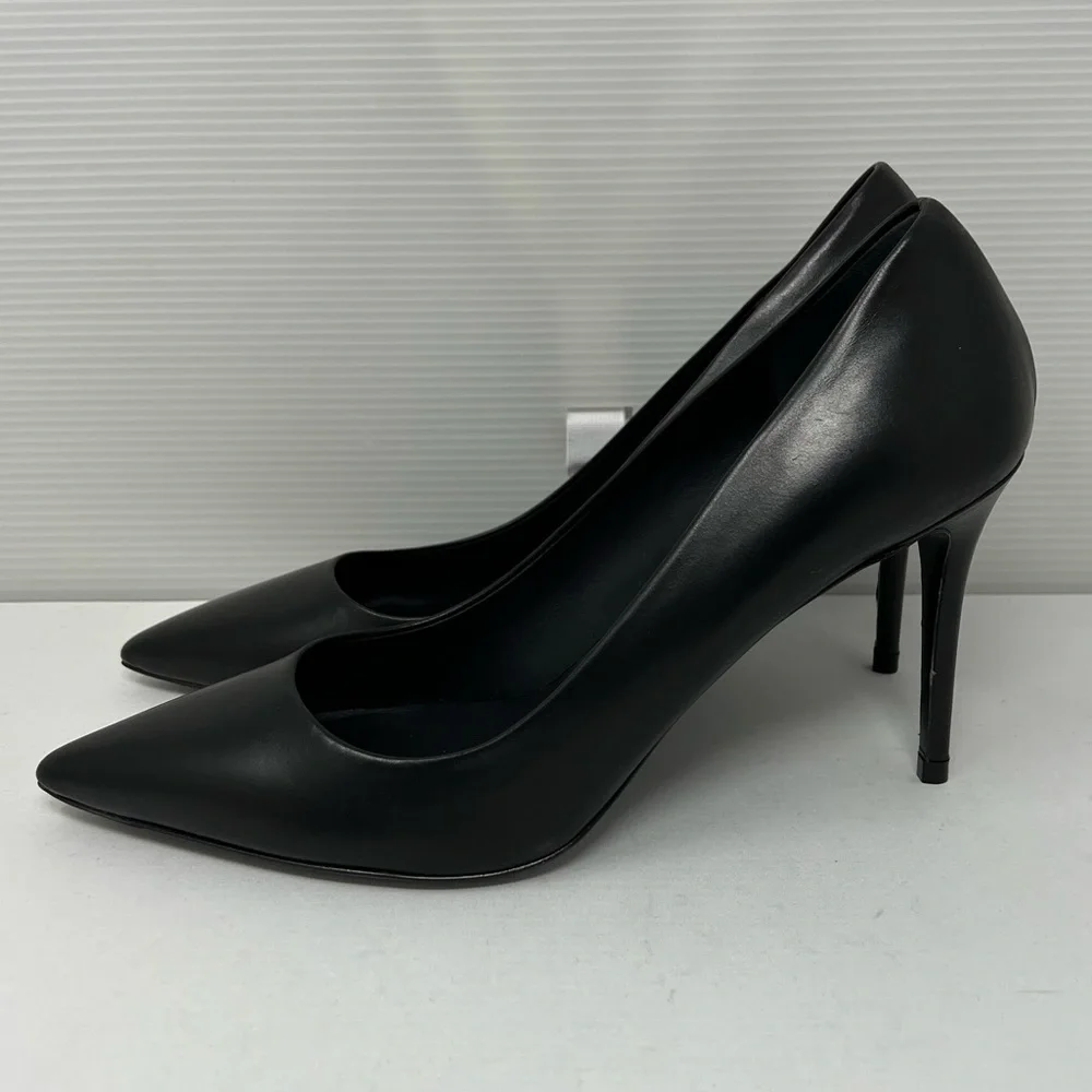 THEORY**Black Amria Calf Leather Pumps**EU 40 US 10 $355 - Picture 10 of 13